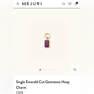 Mejuri Gemstone Charm